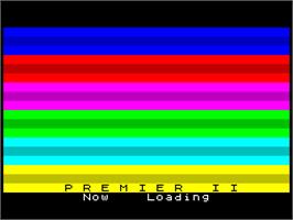 In game image of Premier 2: Superleague on the Sinclair ZX Spectrum.