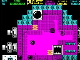 In game image of Pulse Warrior on the Sinclair ZX Spectrum.
