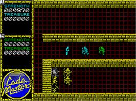 In game image of Quattro Combat on the Sinclair ZX Spectrum.