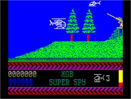 In game image of Quattro Super Hits on the Sinclair ZX Spectrum.