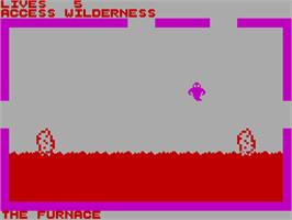 In game image of Rapscallion on the Sinclair ZX Spectrum.