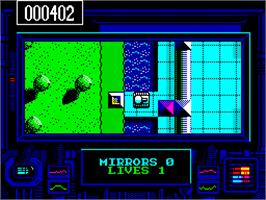 In game image of Rebel on the Sinclair ZX Spectrum.