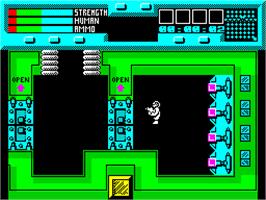 In game image of Rescue on the Sinclair ZX Spectrum.