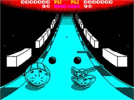 In game image of Roadwars on the Sinclair ZX Spectrum.