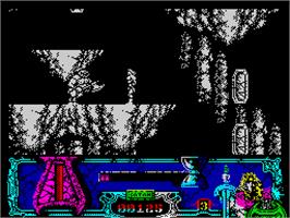 In game image of Satan on the Sinclair ZX Spectrum.