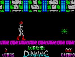 In game image of Sgrizam on the Sinclair ZX Spectrum.