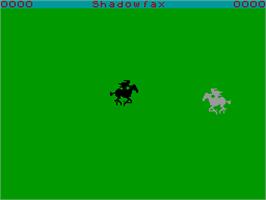 In game image of Shadowfax on the Sinclair ZX Spectrum.
