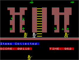 In game image of Sir Lancelot on the Sinclair ZX Spectrum.