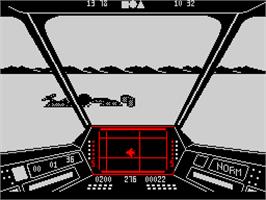 In game image of Skyfox on the Sinclair ZX Spectrum.