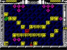 In game image of Spherical on the Sinclair ZX Spectrum.