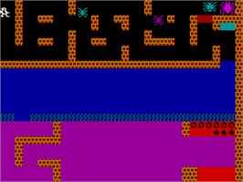 In game image of Styx on the Sinclair ZX Spectrum.