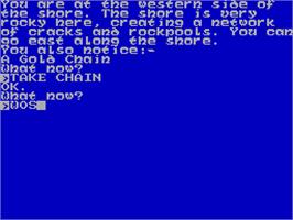 In game image of The Citadel of Chaos on the Sinclair ZX Spectrum.