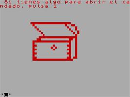 In game image of The Hunt for Red October on the Sinclair ZX Spectrum.