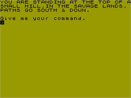 In game image of The Slugger on the Sinclair ZX Spectrum.
