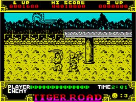 In game image of Tiger-Heli on the Sinclair ZX Spectrum.