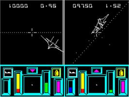 In game image of Top Gun on the Sinclair ZX Spectrum.