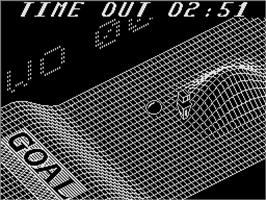 In game image of Vectorball on the Sinclair ZX Spectrum.