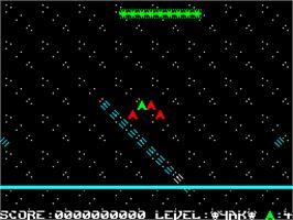 In game image of Voidrunner on the Sinclair ZX Spectrum.