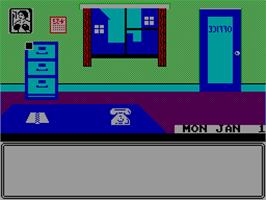 In game image of World Championship Boxing Manager on the Sinclair ZX Spectrum.