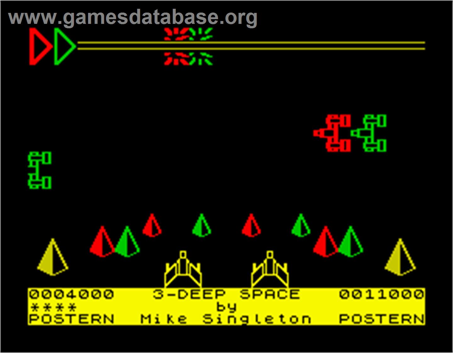 3-Deep Space - Sinclair ZX Spectrum - Artwork - In Game