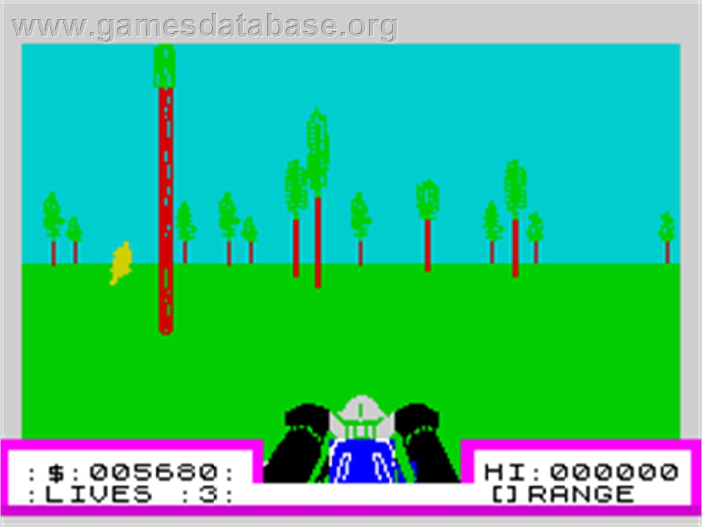 3D Deathchase - Sinclair ZX Spectrum - Artwork - In Game