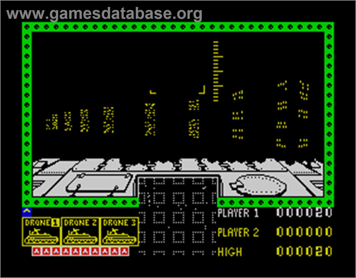 3D Seiddab Attack - Sinclair ZX Spectrum - Artwork - In Game