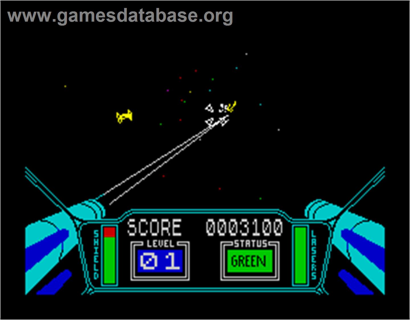 3D Starstrike - Sinclair ZX Spectrum - Artwork - In Game