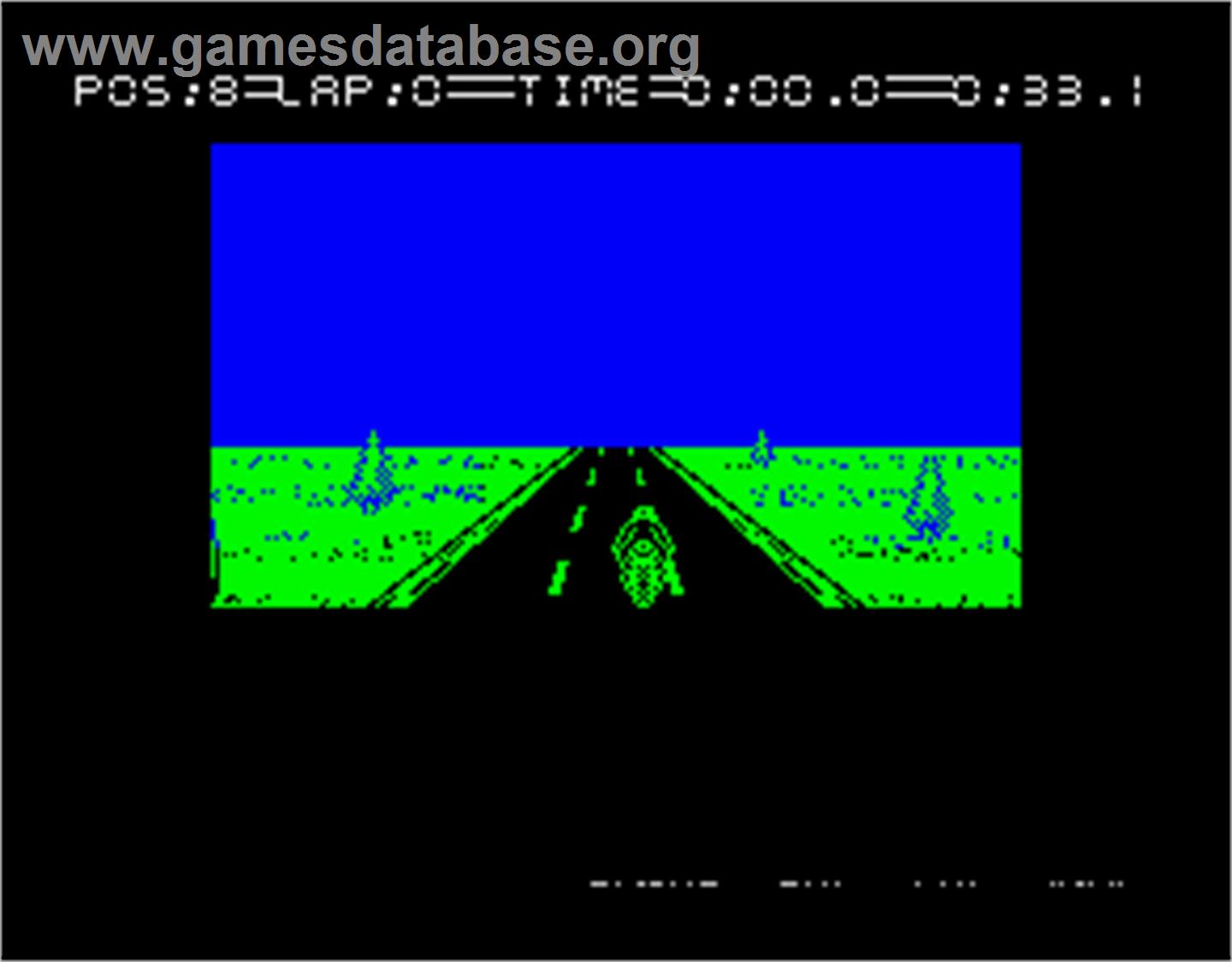 750cc Grand Prix - Sinclair ZX Spectrum - Artwork - In Game