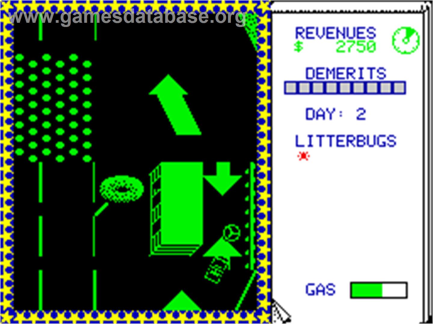 APB - Sinclair ZX Spectrum - Artwork - In Game