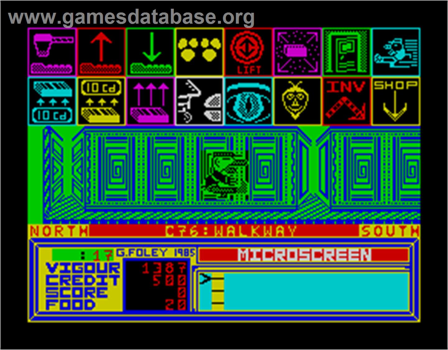 A Ticket to Ride - Sinclair ZX Spectrum - Artwork - In Game