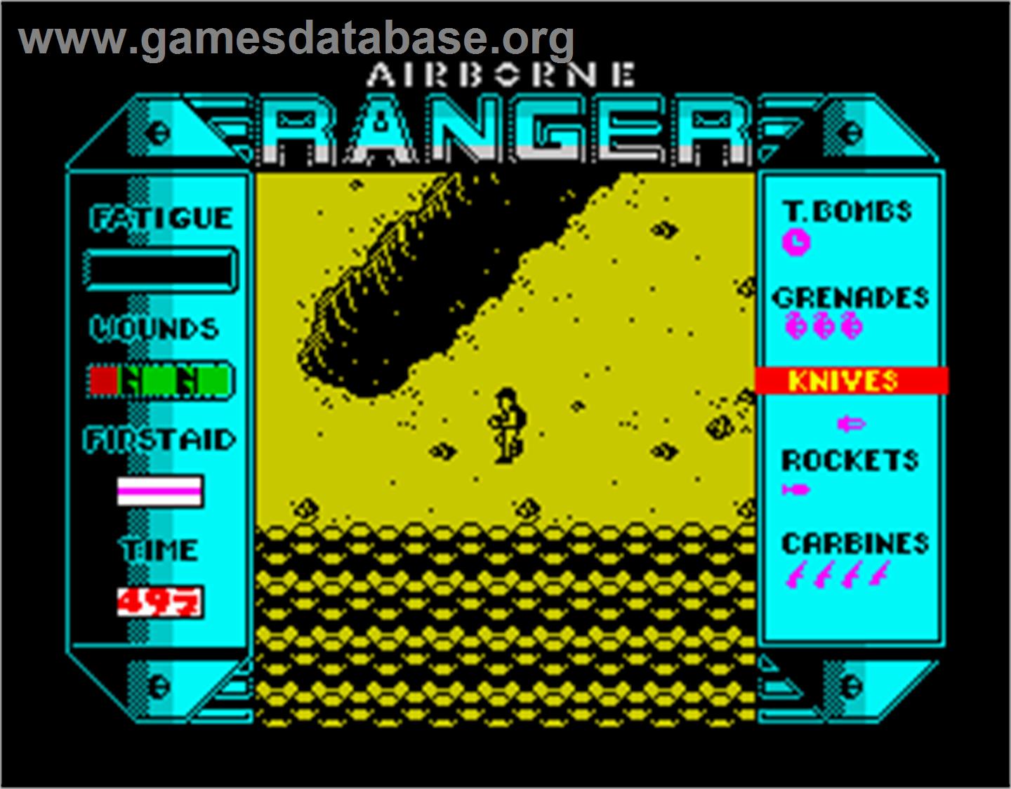 Airborne Ranger - Sinclair ZX Spectrum - Artwork - In Game