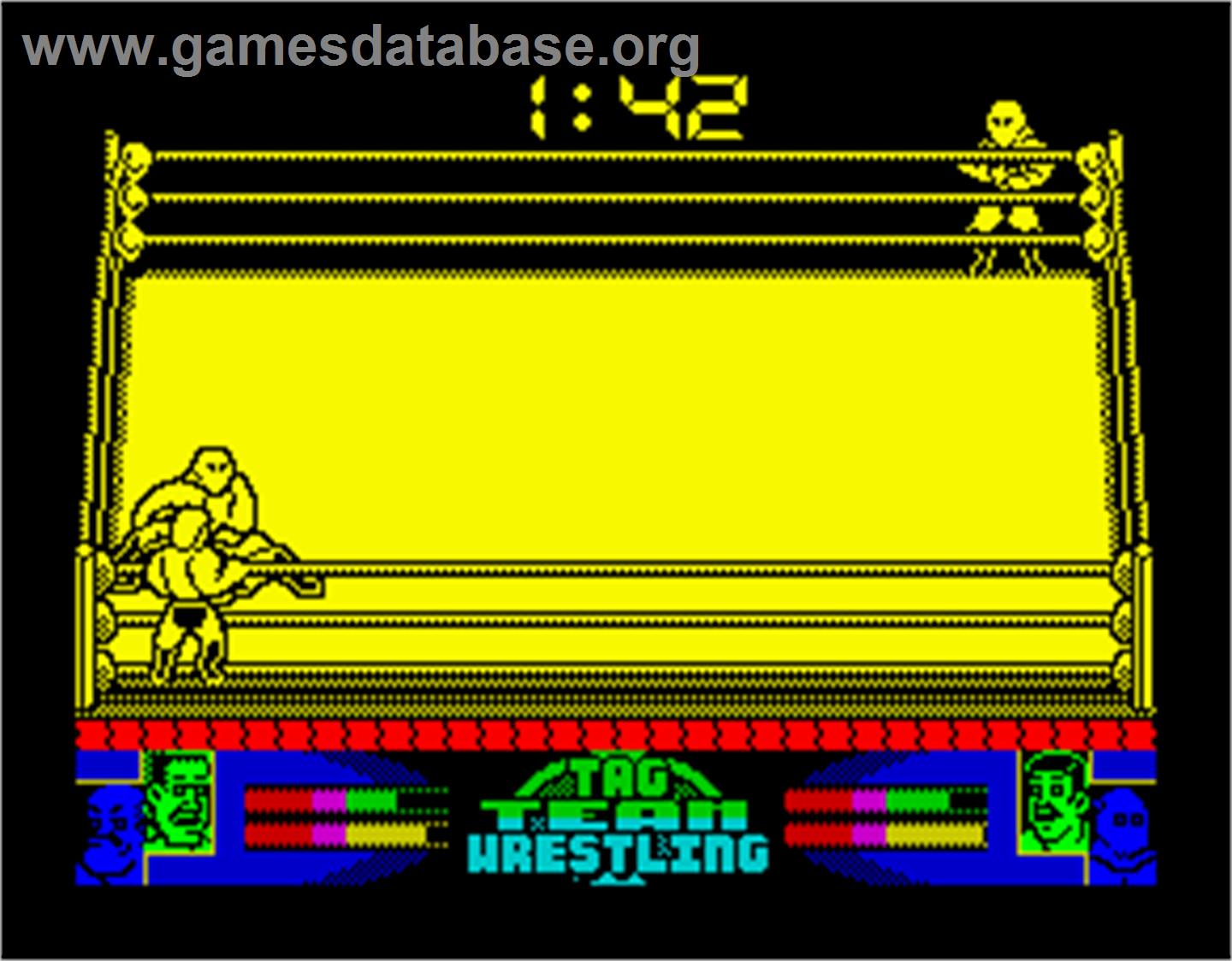 American Tag-Team Wrestling - Sinclair ZX Spectrum - Artwork - In Game