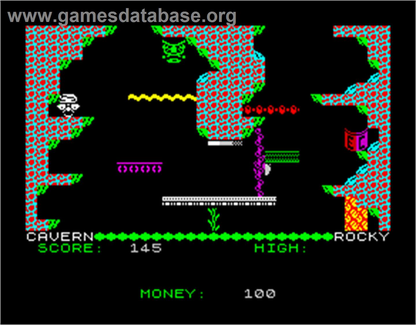 Auf Wiedersehen Monty - Sinclair ZX Spectrum - Artwork - In Game