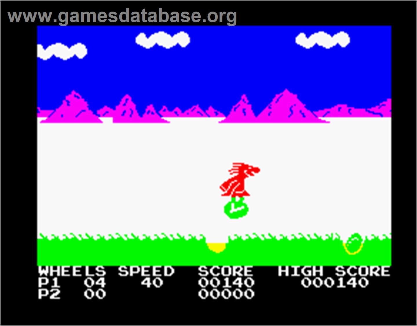 BC's Quest for Tires - Sinclair ZX Spectrum - Artwork - In Game