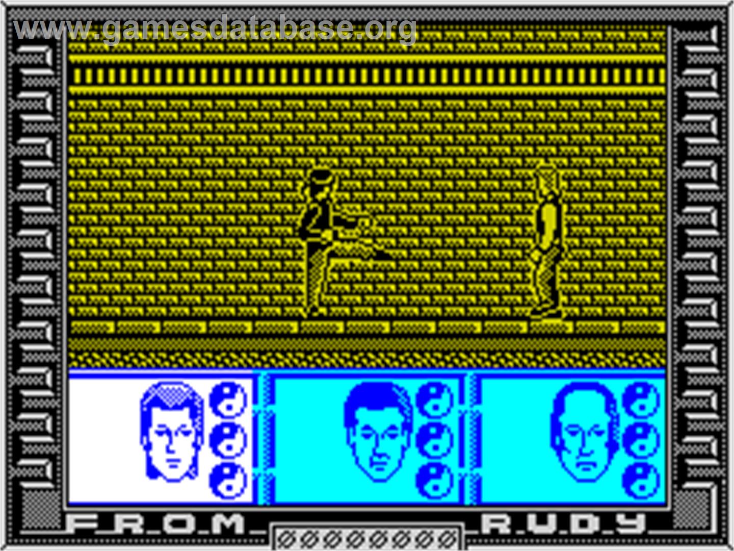 Big Trouble in Little China - Sinclair ZX Spectrum - Artwork - In Game