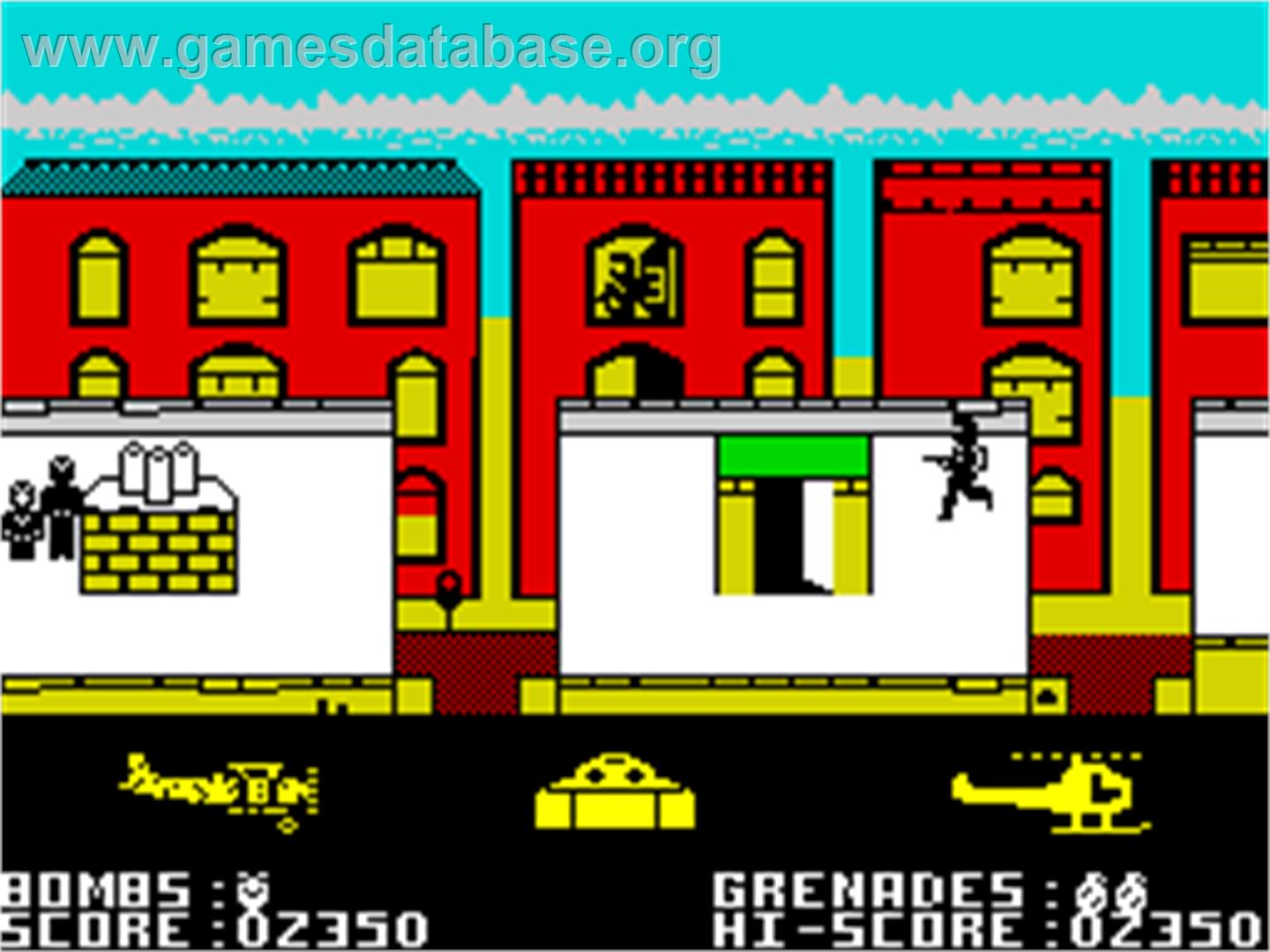 Biggles - Sinclair ZX Spectrum - Artwork - In Game
