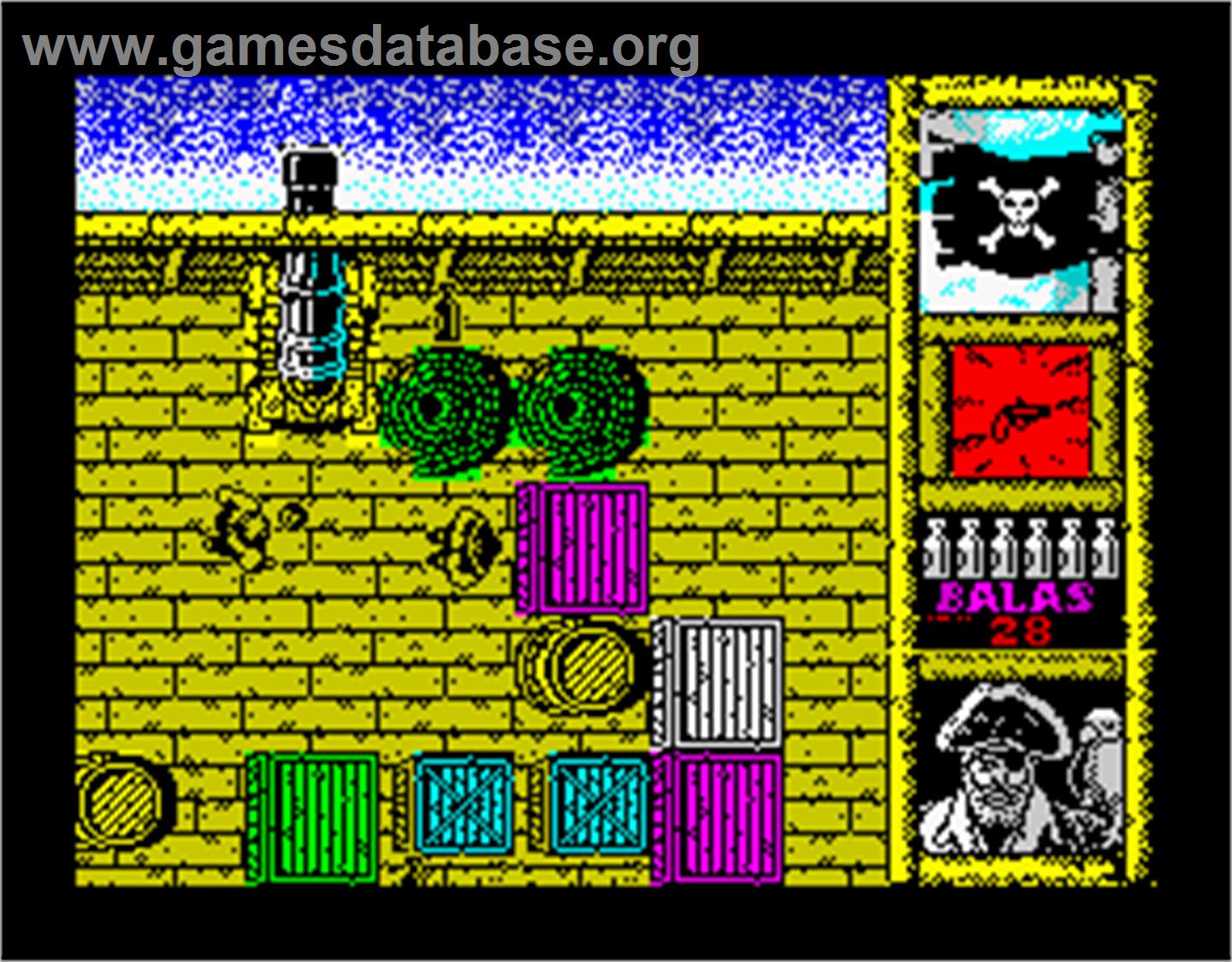Black Beard - Sinclair ZX Spectrum - Artwork - In Game