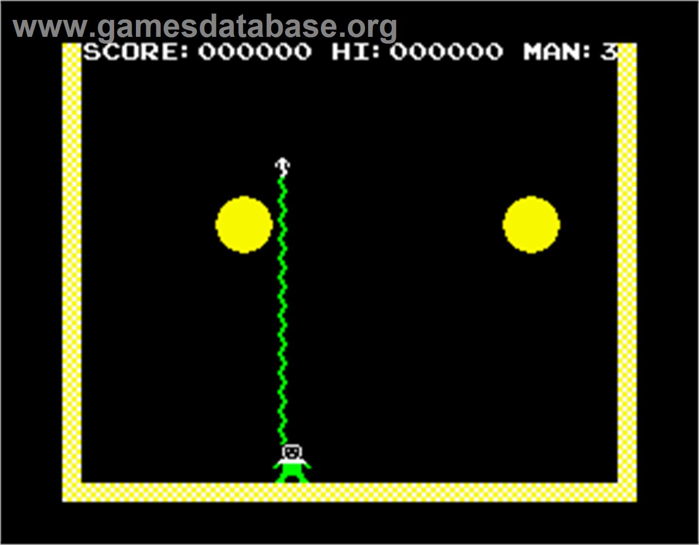 Cannon Bubble - Sinclair ZX Spectrum - Artwork - In Game
