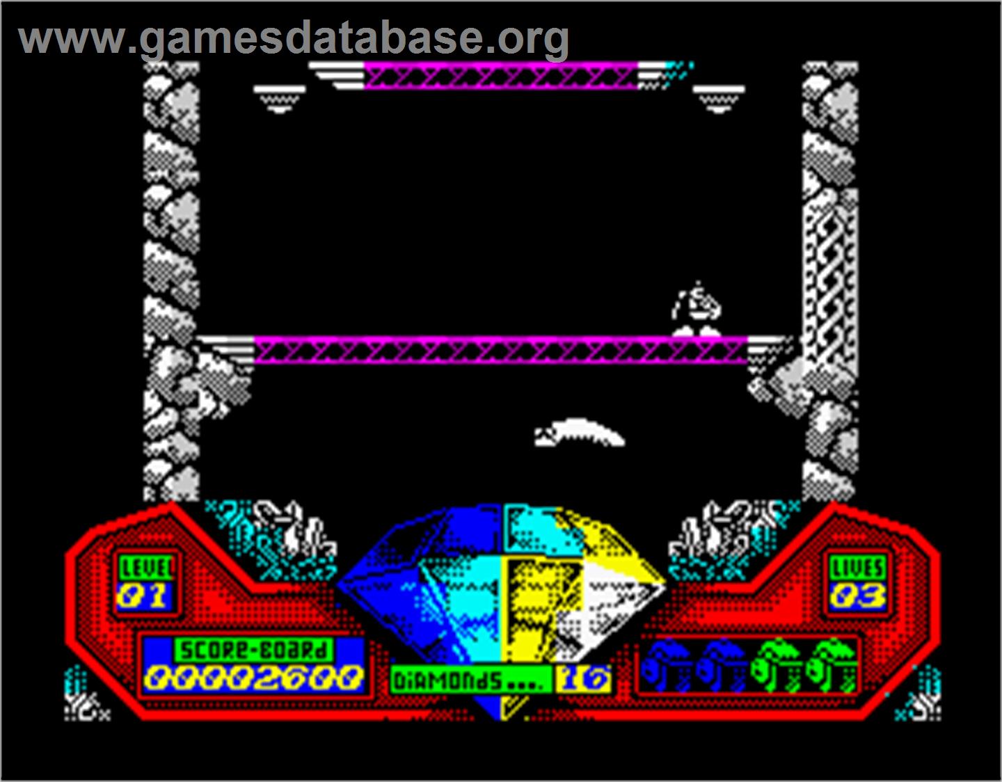 Captain Dynamo - Sinclair ZX Spectrum - Artwork - In Game