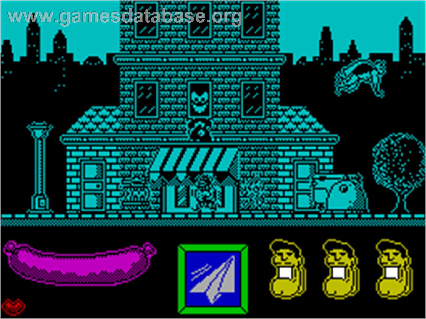 Captain Zapp - Sinclair ZX Spectrum - Artwork - In Game