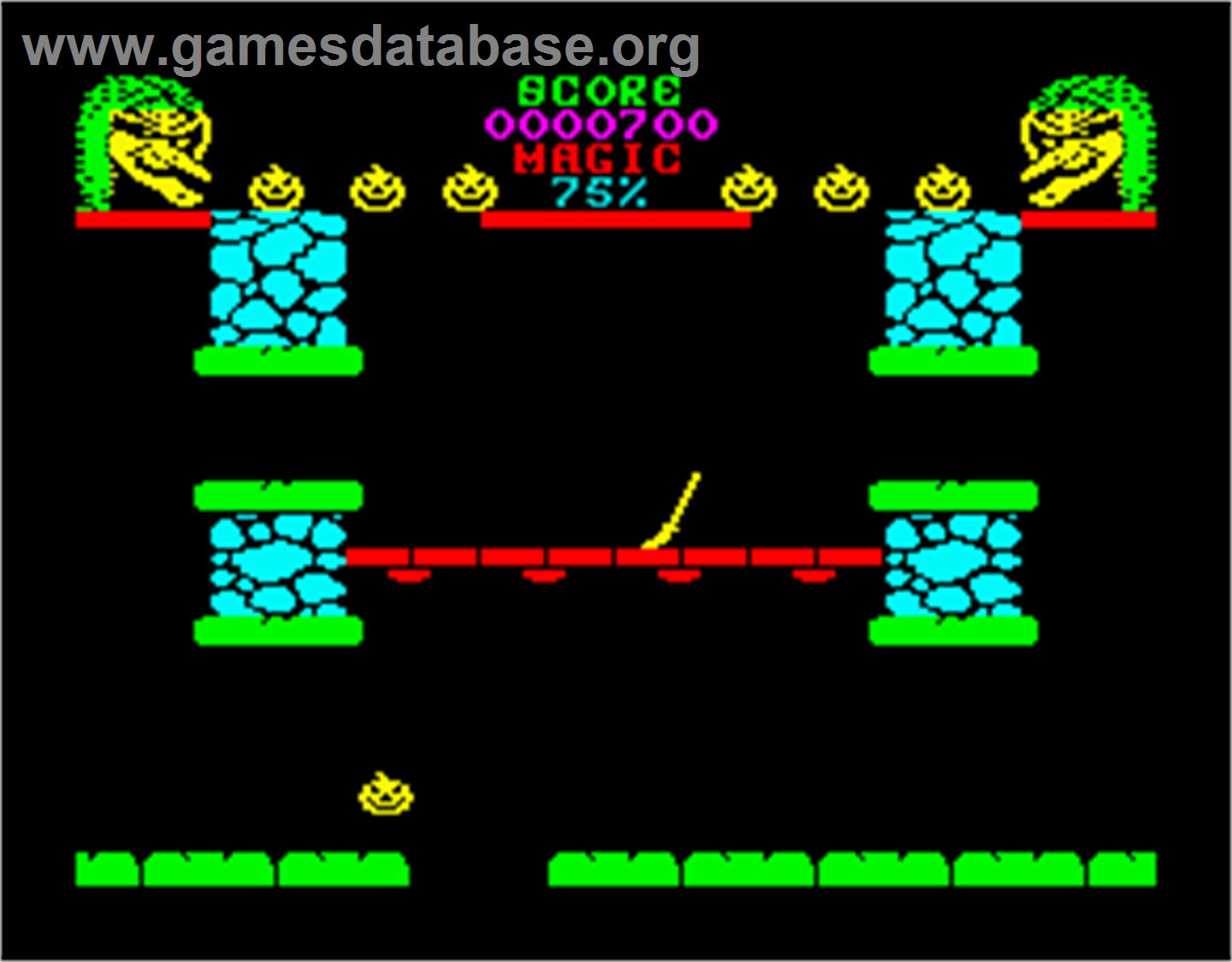 Cauldron II: The Pumpkin Strikes Back - Sinclair ZX Spectrum - Artwork - In Game