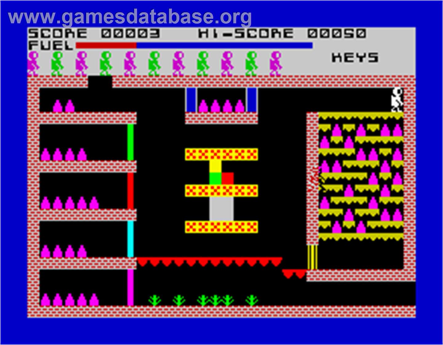 Caves of Doom - Sinclair ZX Spectrum - Artwork - In Game