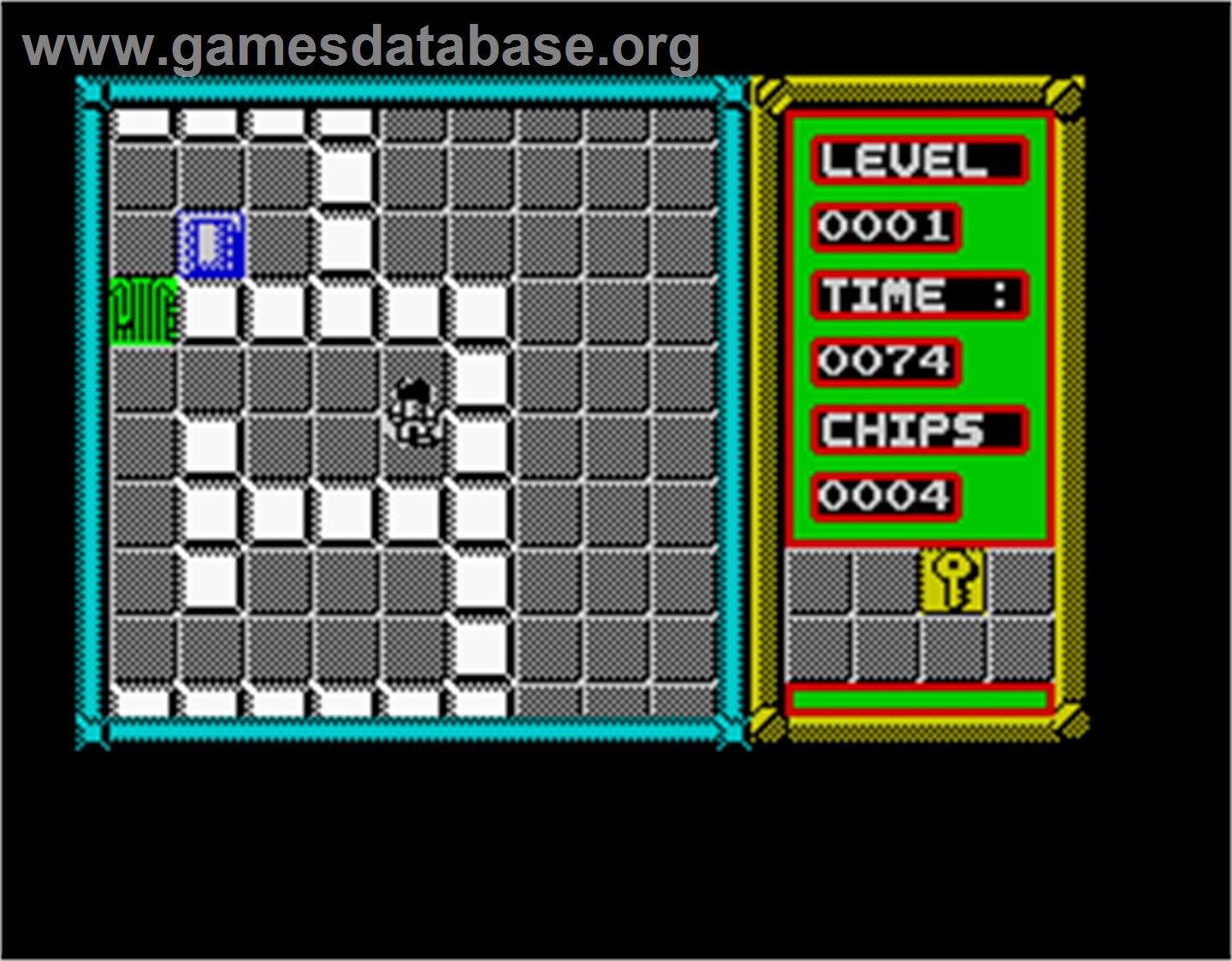 Chip's Challenge - Sinclair ZX Spectrum - Artwork - In Game