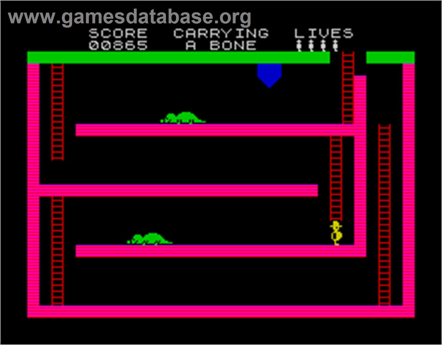 Chuckie Egg II - Sinclair ZX Spectrum - Artwork - In Game