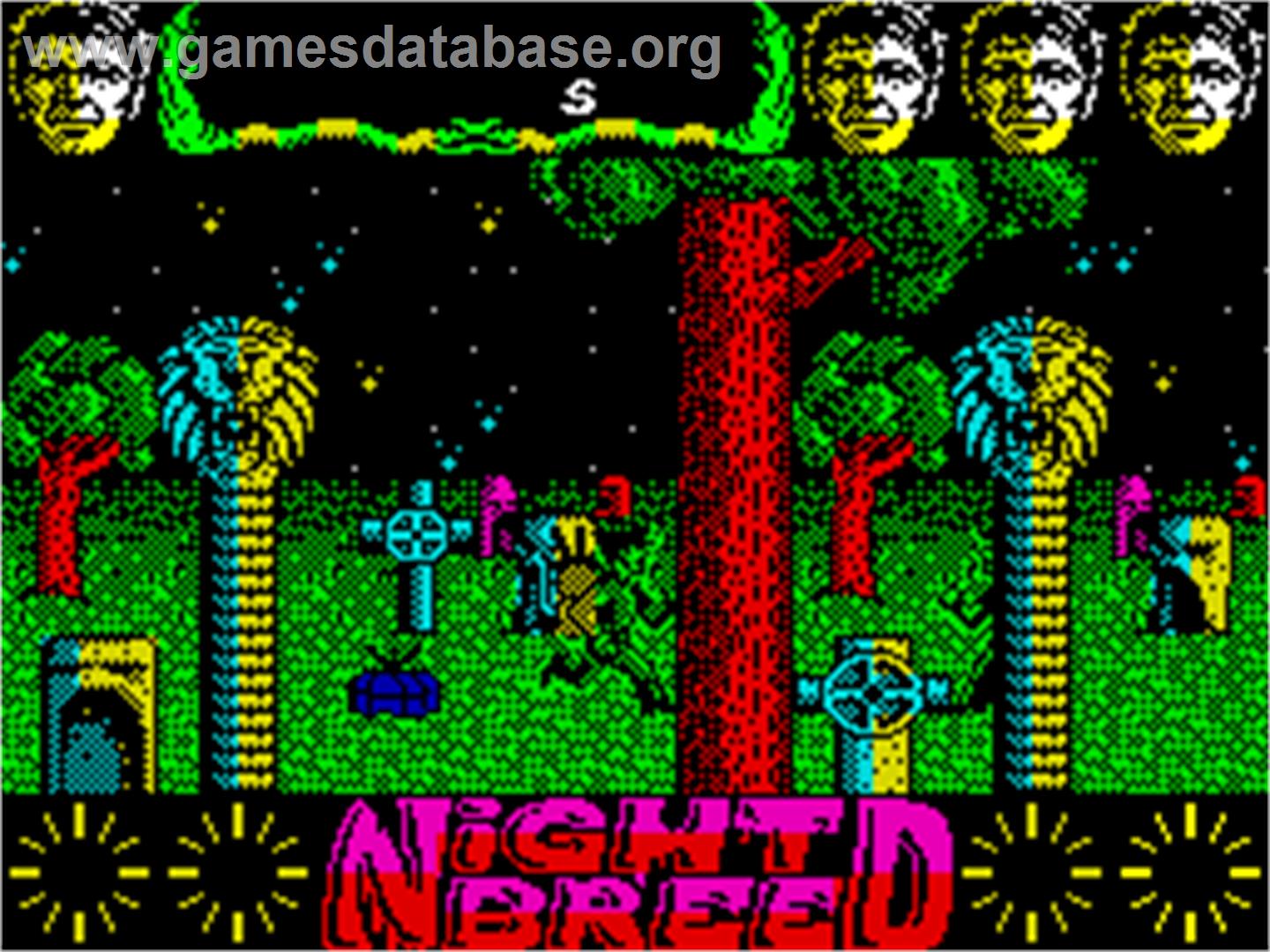 Clive Barker's Nightbreed:  The Action Game - Sinclair ZX Spectrum - Artwork - In Game