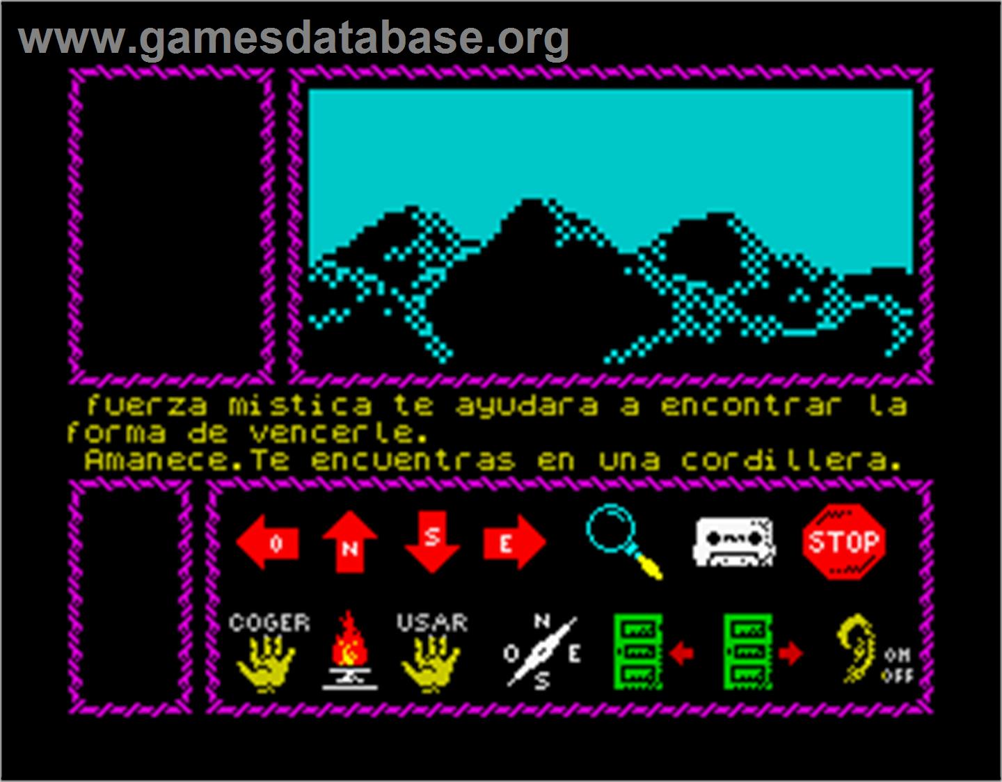 Cobra's Arc - Sinclair ZX Spectrum - Artwork - In Game