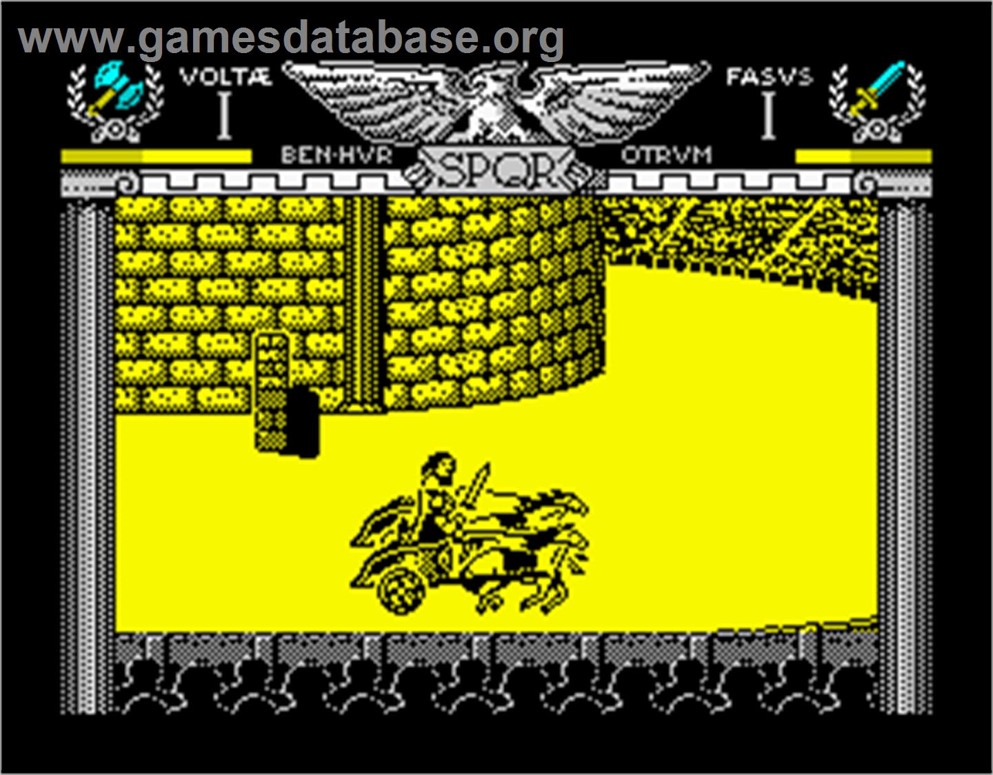 Coliseum - Sinclair ZX Spectrum - Artwork - In Game