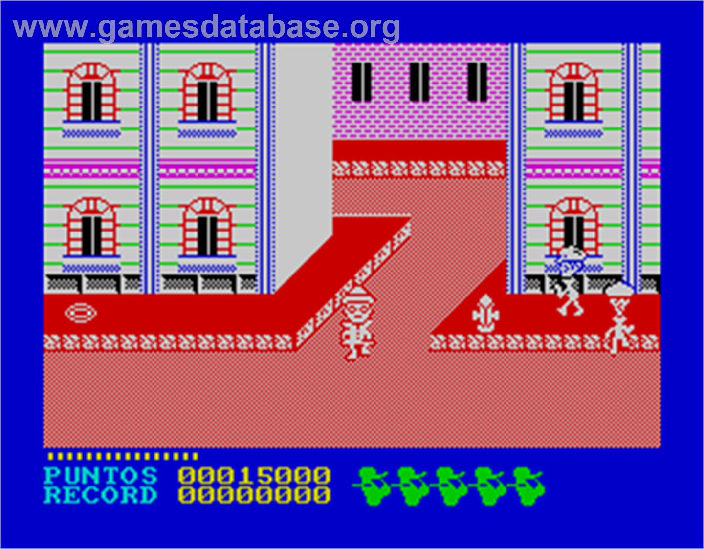 Cosa Nostra - Sinclair ZX Spectrum - Artwork - In Game