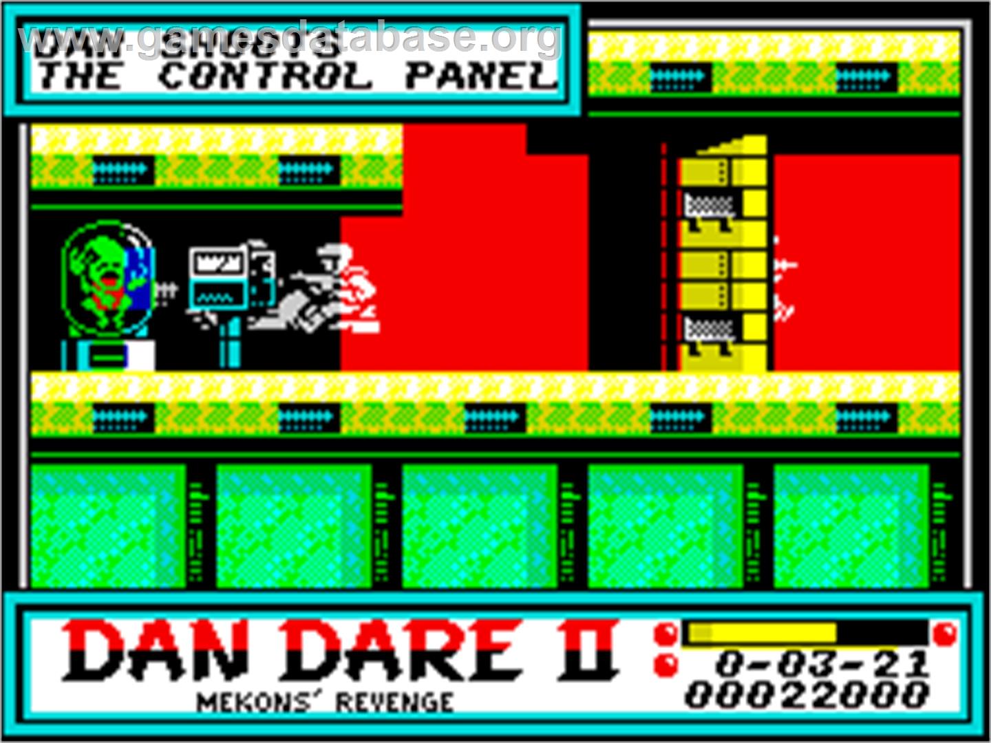 Dan Dare 2: Mekon's Revenge - Sinclair ZX Spectrum - Artwork - In Game