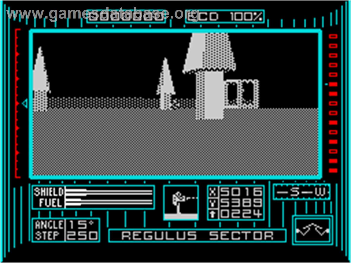 Dark Side - Sinclair ZX Spectrum - Artwork - In Game